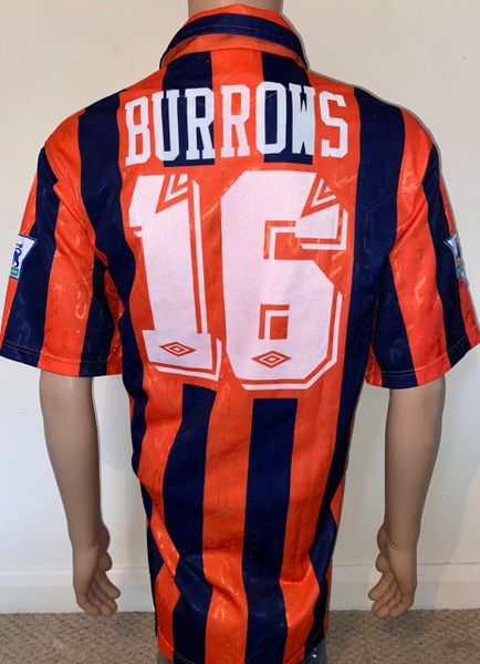 1993/94 EVERTON MATCH WORN AWAY SHIRT (BURROWS #16)