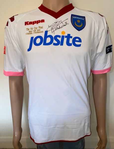 2010 PORTSMOUTH MATCH WORN FA CUP FINAL SHIRT (UTAKA #17 v CHELSEA)