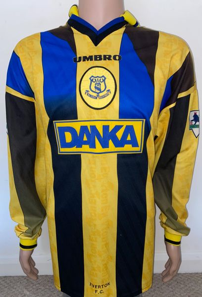 everton 1996 away shirt