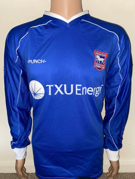 2001 IPSWICH TOWN MATCH WORN SHIRT (ABIDALLAH #28)