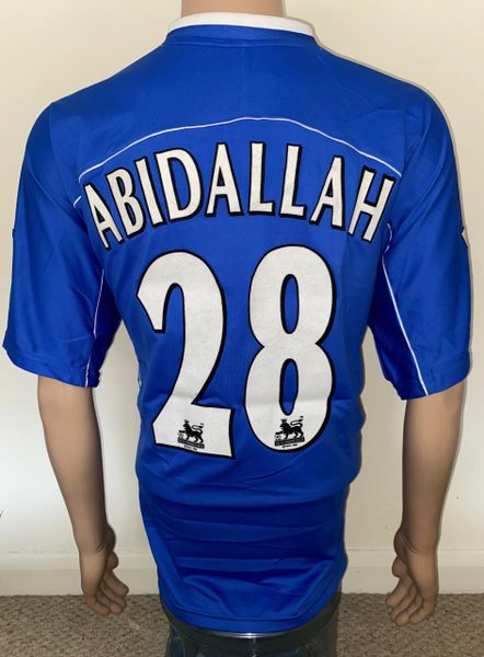 2001 IPSWICH TOWN MATCH WORN SHIRT (ABIDALLAH #28)