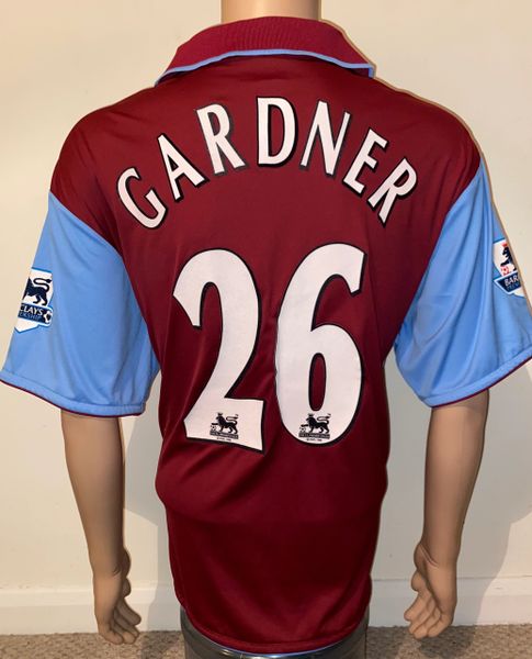 2006/07 ASTON VILLA MATCH WORN HOME SHIRT (GARDNER #26)