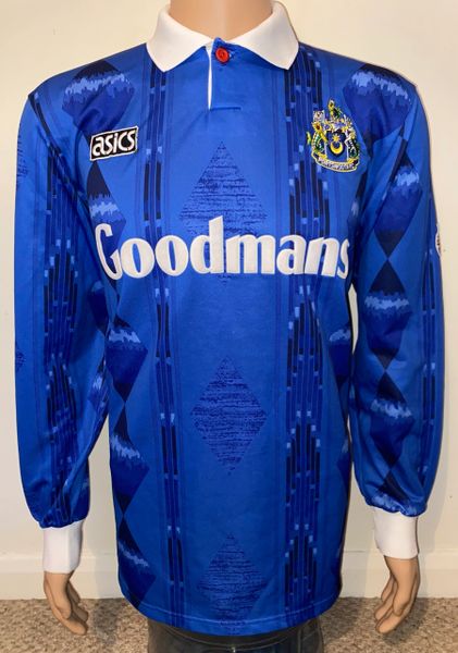 1993-95 PORTSMOUTH ASICS MATCH WORN HOME SHIRT #6