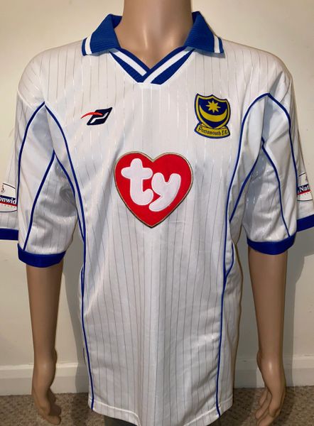 2002/03 PORTSMOUTH MATCH ISSUE THIRD SHIRT (BUXTON 21)