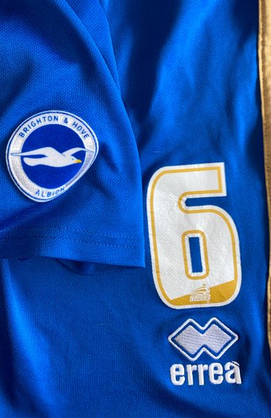 2013/14 MATCH WORN BRIGHTON & HOVE ALBION HOME SHORTS (EL-ABD #6)