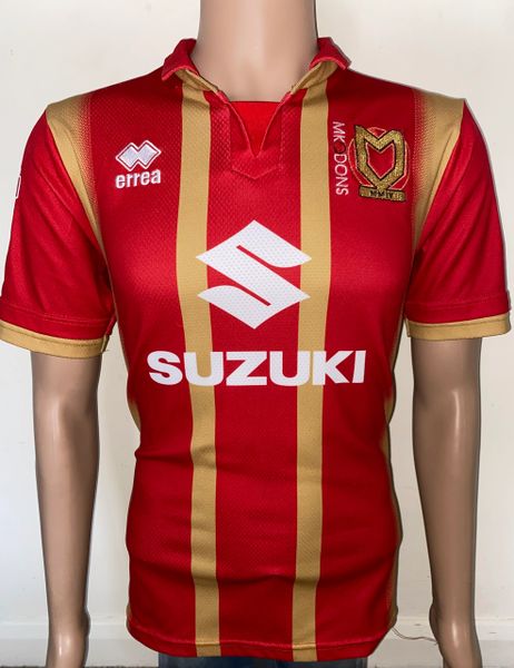 2018/19 MILTON KEYNES DONS MATCH WORN AWAY SHIRT (AGARD #14)