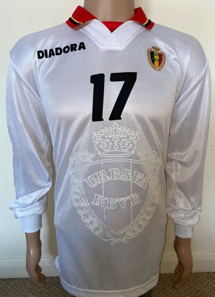 1997 BELGIUM MATCH ISSUE AWAY SHIRT #17