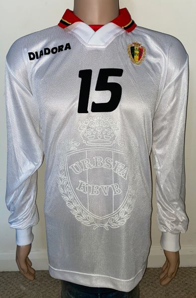 1997 BELGIUM MATCH ISSUE AWAY SHIRT #15