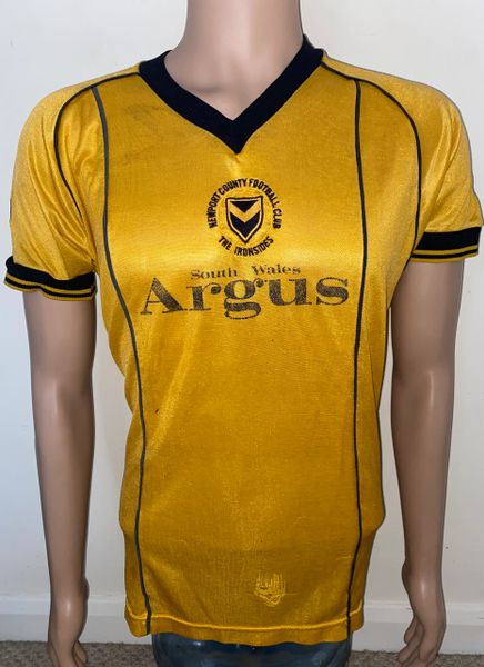 1983/84 MATCH WORN NEWPORT COUNTY HOME SHIRT #12