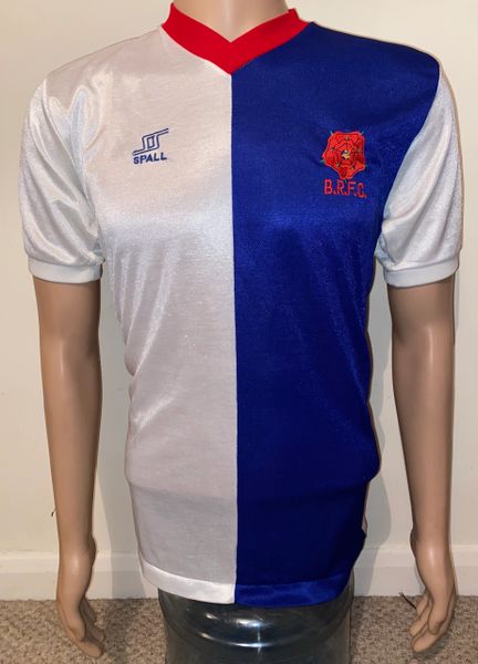 1981/82 BLACKBURN ROVERS MATCH WORN HOME SHIRT (BRANAGAN #2)