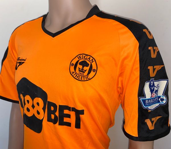 retro wigan athletic shirt