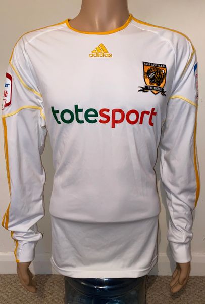 2010/11 MATCH ISSUE HULL CITY AWAY SHIRT (DAWSON #3)