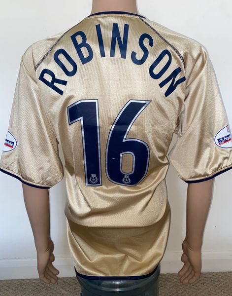 2002/03 MATCH WORN PORTSMOUTH AWAY SHIRT (ROBINSON #16)