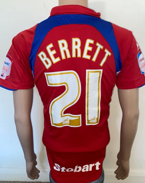 2010/11 MATCH WORN CARLISLE UNITED AWAY SHIRT (BERRETT #21)