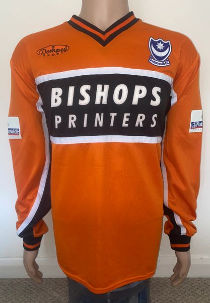 2000/01 MATCH WORN PORTSMOUTH AWAY SHIRT (NIGHTINGALE #19)