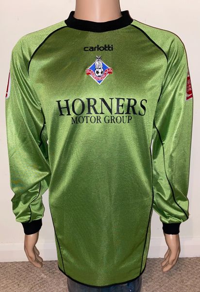 2004/05 OLDHAM ATHLETIC MATCH WORN GOALKEEPERS SHIRT BOSSU #13