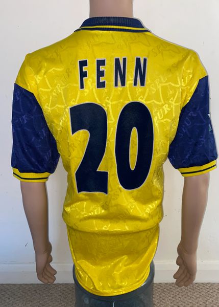 1995/96 MATCH WORN TOTTENHAM HOTSPUR AWAY SHIRT (FENN #20)