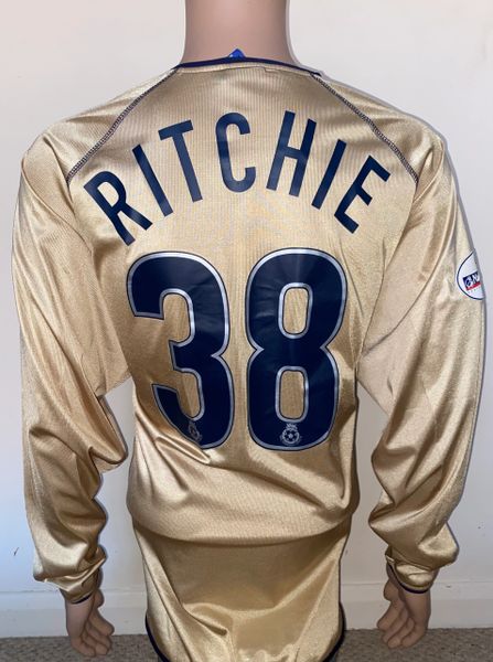 2002/03 MATCH WORN PORTSMOUTH AWAY SHIRT (RITCHIE #38)