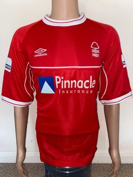 2001/02 NOTTINGHAM FOREST MATCH ISSUE HOME SHIRT (HUDSON #37)