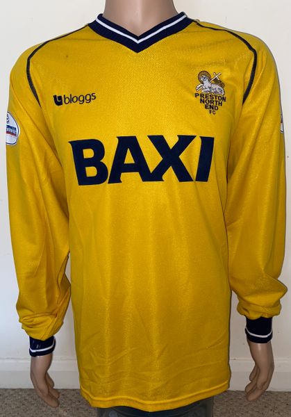 2001/02 PRESTON NORTH END MATCH WORN AWAY SHIRT (WRIGHT #23)