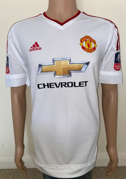 2015/16 MANCHESTER UNITED MATCH ISSUE FA CUP AWAY SHIRT (CARRICK #16)