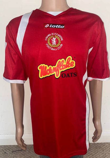 2008/09 CREWE ALEXANDRA MATCH WORN HOME SHIRT (McCREADY #14)