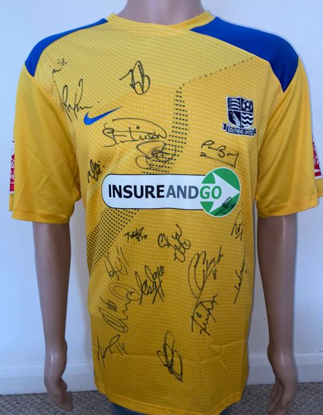 2008/09 SOUTHEND UNITED MATCH WORN AWAY SHIRT (FURLONG #29)