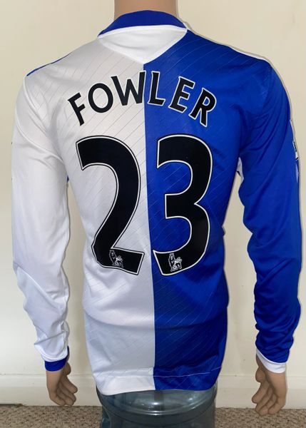 2008/09 BLACKBURN ROVERS MATCH ISSUE HOME SHIRT (FOWLER #23)