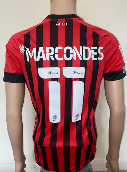 2021/22 AFC BOURNEMOUTH MATCH ISSUE HOME SHIRT (MARCONDES #11)