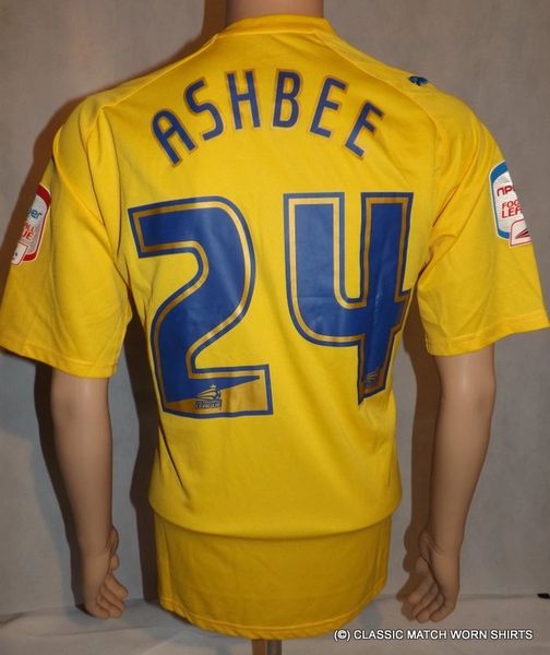 2011/12 PRESTON NORTH END MATCH WORN SHIRT IAN ASHBEE #24