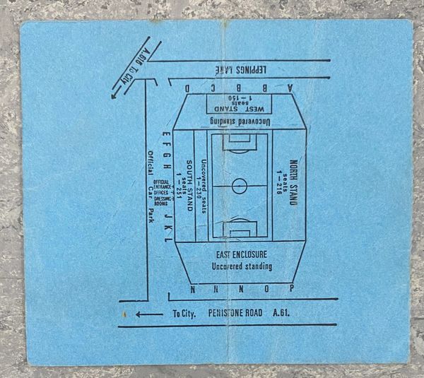 1981 ORIGINAL FA CUP SEMI FINAL TICKET TOTTENHAM HOTSPUR V