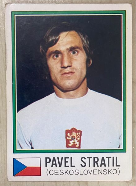 1974 WORLD CUP PANINI ORIGINAL UNUSED STICKER PAVEL STRATIL CZECHOSLOVAKIA 365