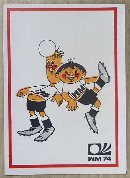 70' vintage Tip&Tap worldcup mascot PVC ICC CRICKET WORLD CUP