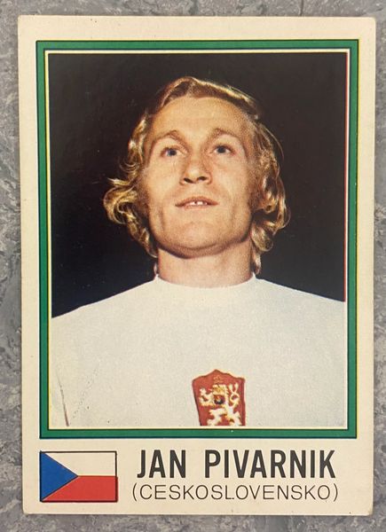 1974 WORLD CUP PANINI ORIGINAL UNUSED STICKER JAN PIVARNIK CZECHOSLOVAKIA 364