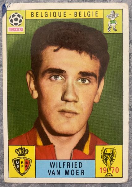 1970 MEXICO WORLD CUP PANINI ORIGINAL UNUSED STICKER WILFRIED VAN MOER