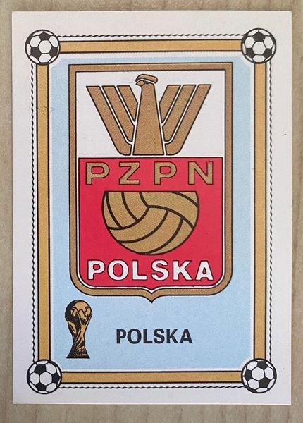 1978 ARGENTINA WORLD CUP PANINI ORIGINAL UNUSED STICKER TEAM BADGE POLAND 115