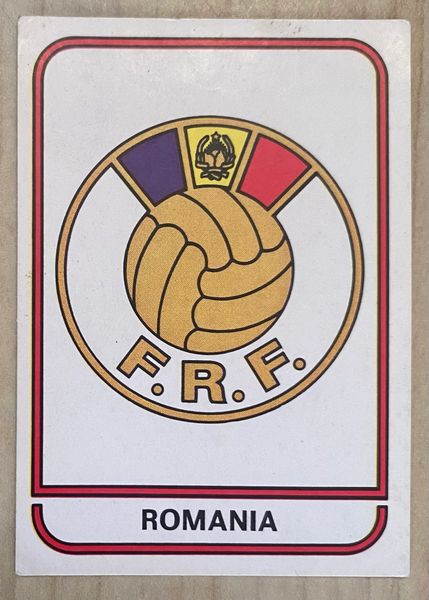 1978 ARGENTINA WORLD CUP PANINI ORIGINAL UNUSED STICKER TEAM BADGE ROMANIA
