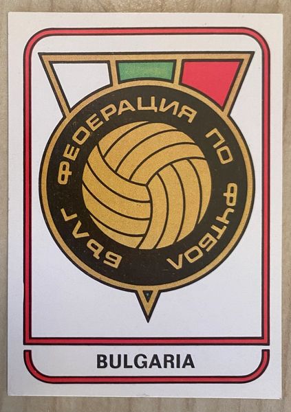 1978 ARGENTINA WORLD CUP PANINI ORIGINAL UNUSED STICKER TEAM BADGE BULGARIA