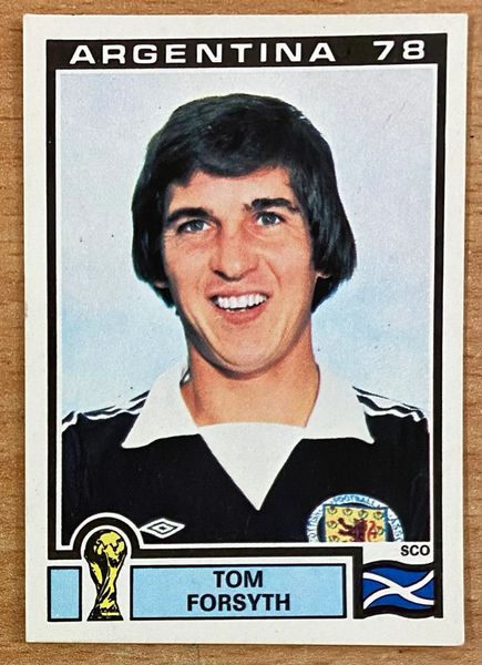 1978 ARGENTINA WORLD CUP PANINI ORIGINAL UNUSED STICKER TOM FORSYTH 319