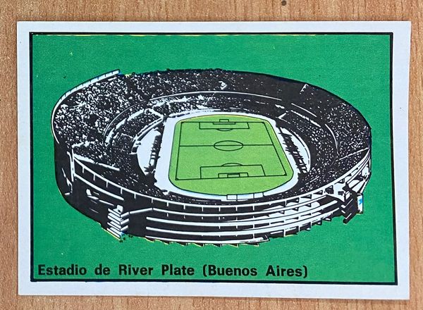 1978 ARGENTINA WORLD CUP PANINI ORIGINAL UNUSED STICKER VENUE STADIUM BUENOS ARIES 33