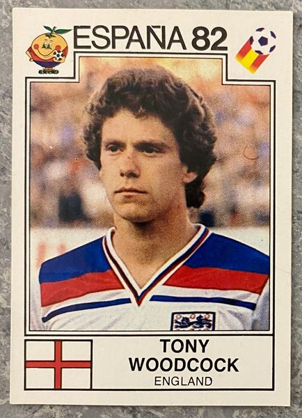 1982 SPAIN ESPANA 82 WORLD CUP PANINI ORIGINAL UNUSED STICKER TONY WOODCOCK ENGLAND 254