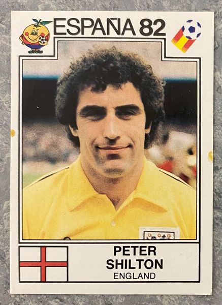 1982 SPAIN ESPANA 82 WORLD CUP PANINI ORIGINAL UNUSED STICKER PETER SHILTON ENGLAND 240