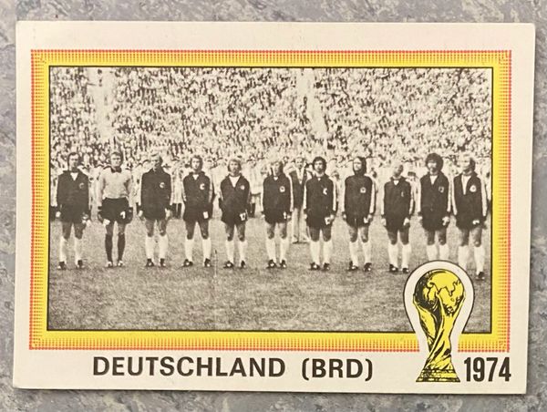 1978 ARGENTINA WORLD CUP PANINI ORIGINAL UNUSED STICKER PREVIOUS WINNERS WEST GERMANY 1974 32