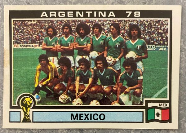 1978 ARGENTINA WORLD CUP PANINI ORIGINAL UNUSED STICKER TEAM GROUP MEXICO 170