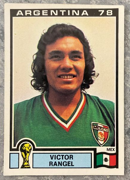 1978 ARGENTINA WORLD CUP PANINI ORIGINAL UNUSED STICKER VICTOR RANGEL MEXICO 182