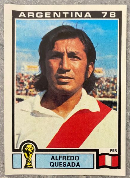1978 ARGENTINA WORLD CUP PANINI ORIGINAL UNUSED STICKER ALFREDO QUESADA PERU 303