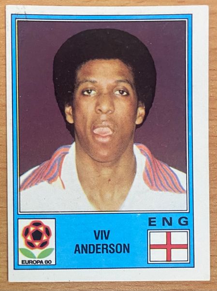 1980 PANINI EUROPA 80 ITALY ORIGINAL UNUSED STICKER ENGLAND VIV ANDERSON 129