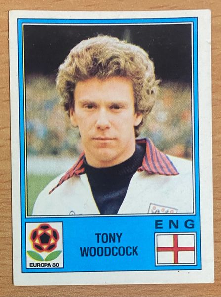 1980 PANINI EUROPA 80 ITALY ORIGINAL UNUSED STICKER ENGLAND TONY WOODCOCK 134
