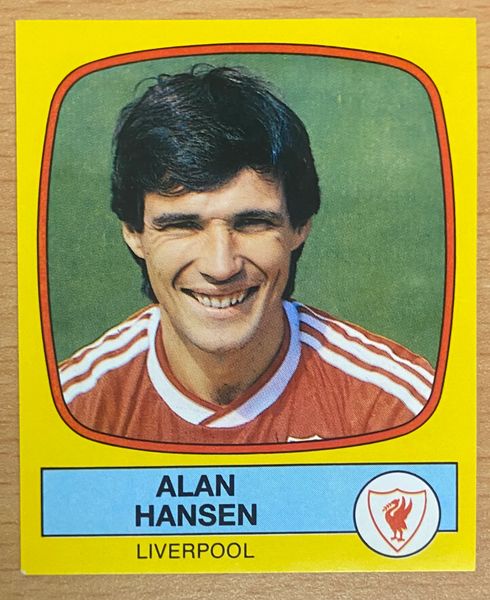 1988 ORIGINAL UNUSED PANINI FOOTBALL 88 STICKER LIVERPOOL ALAN HANSEN 103