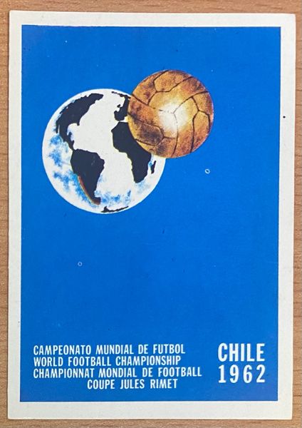 1986 MEXICO WORLD CUP PANINI ORIGINAL UNUSED STICKER CHILE 1962 POSTER 10